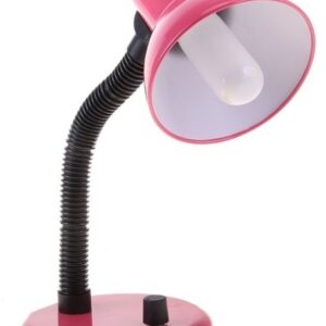 Настольная лампа с роликом , розовая